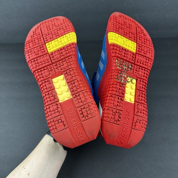 New Adidas Lego X running sport unisex kids size 5.5 lace up tennis shoes - Picture 9 of 11